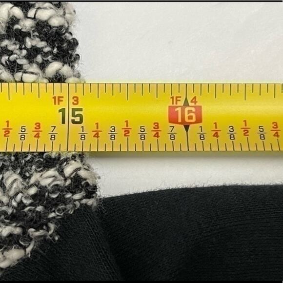 Anthropologie Maeve Tweed Plus Black Fabric Swing Style Dress NWOT Size XS - Picture 9 of 10